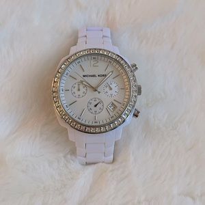 Michael Kors Women's MK5188 Runway White Watch
